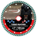 PRODIAMANT Turbo Panther diamond blade for wet or dry cutting of brick, block and natural stone